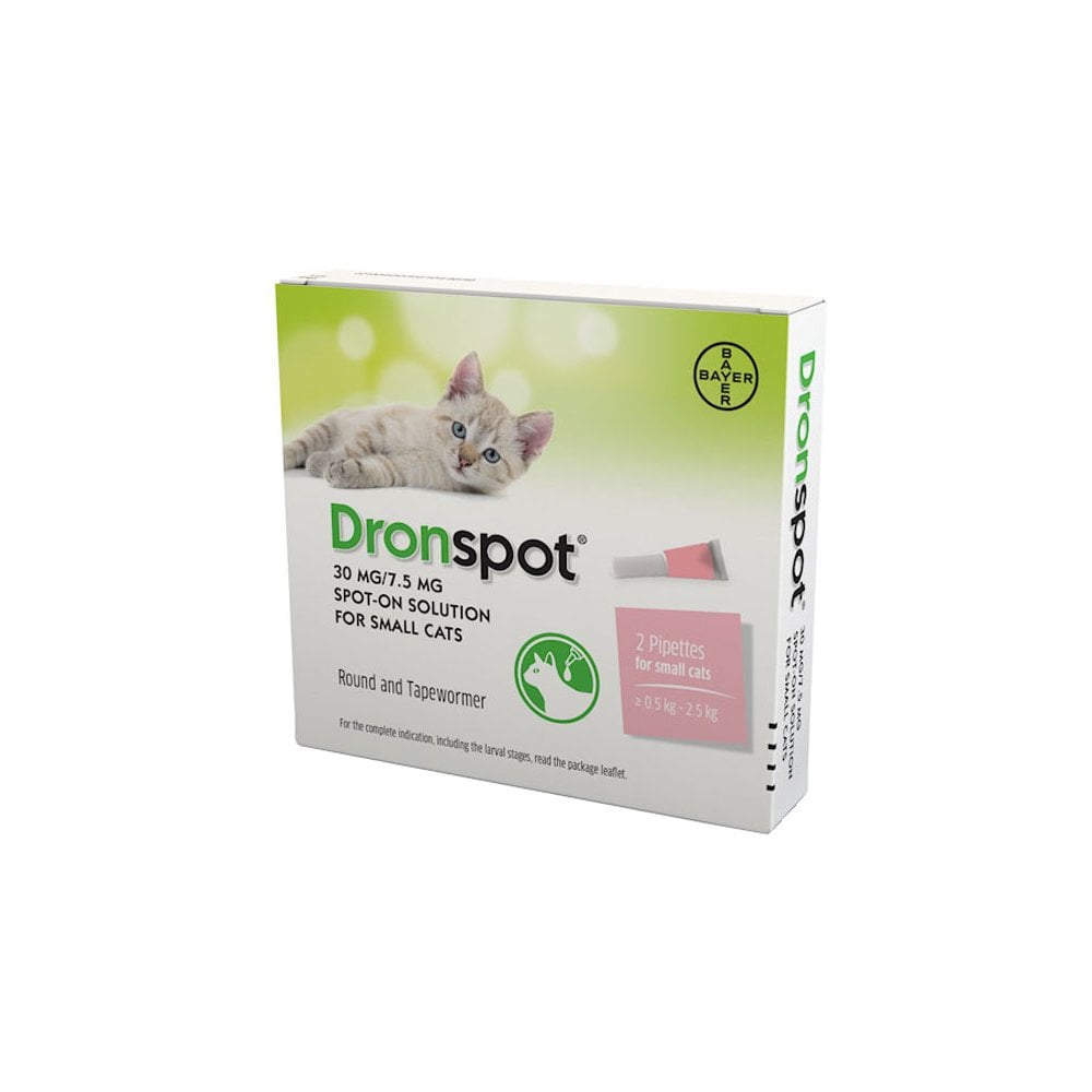 Dronspot Spot On Wormer Small Cat 2 Pack 2 Pack