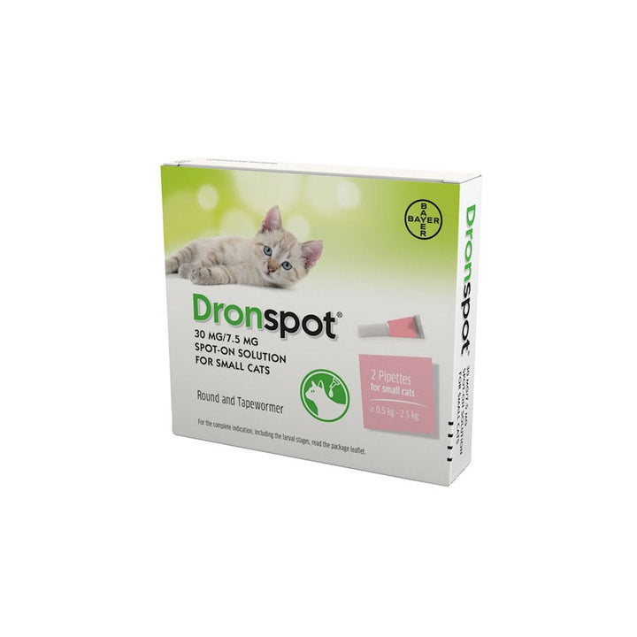 Dronspot Spot On Wormer Small Cat 2 Pack 2 Pack