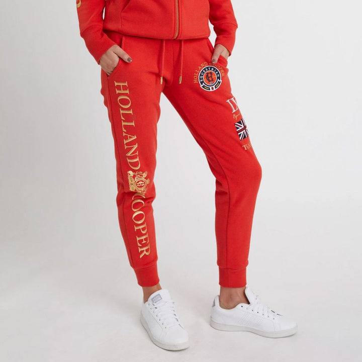 Holland Cooper Ladies Equi Team Jogger in Red#Red