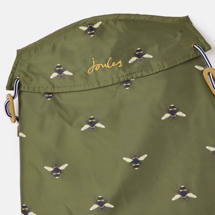Joules Water Resistant Bumble Bee Print Dog Coat