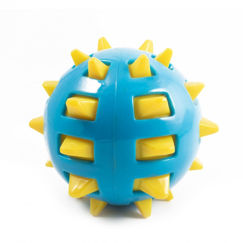 The Ancol Atomic Ball Dog Toy in Blue#Blue