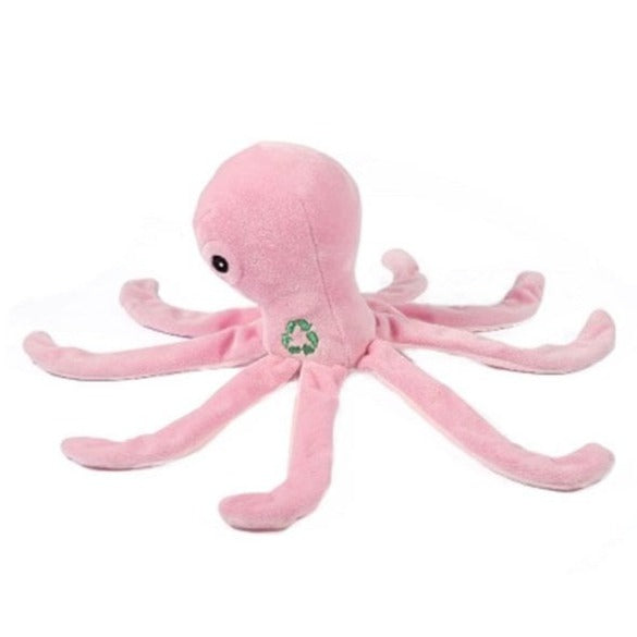 The Ancol Made for Cuddle Octopus Dog Toy in Pink#Pink
