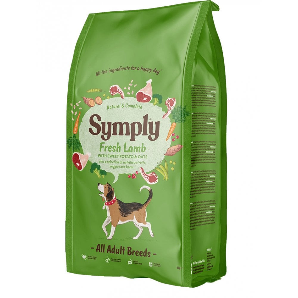 Symply Adult Lamb Dry Dog Food 2kg