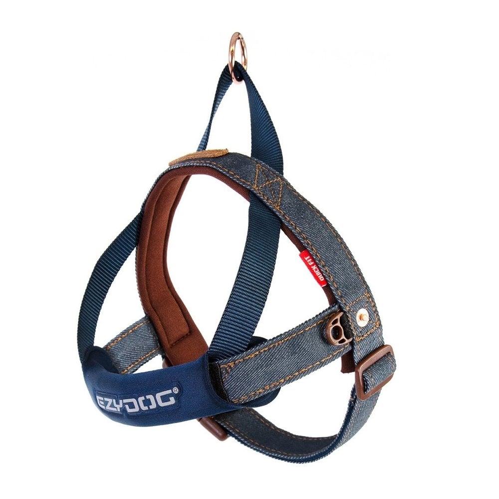 Ezydog Quick Fit Harness for Dogs in Denim#Denim