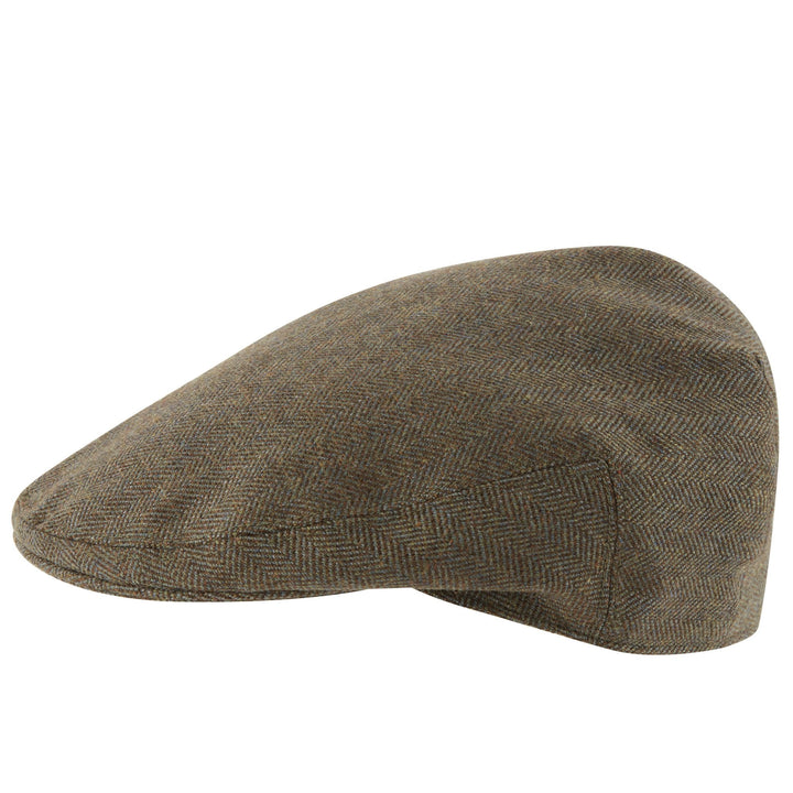 The Schoffel Mens Countryman Tweed Cap in Green#Green