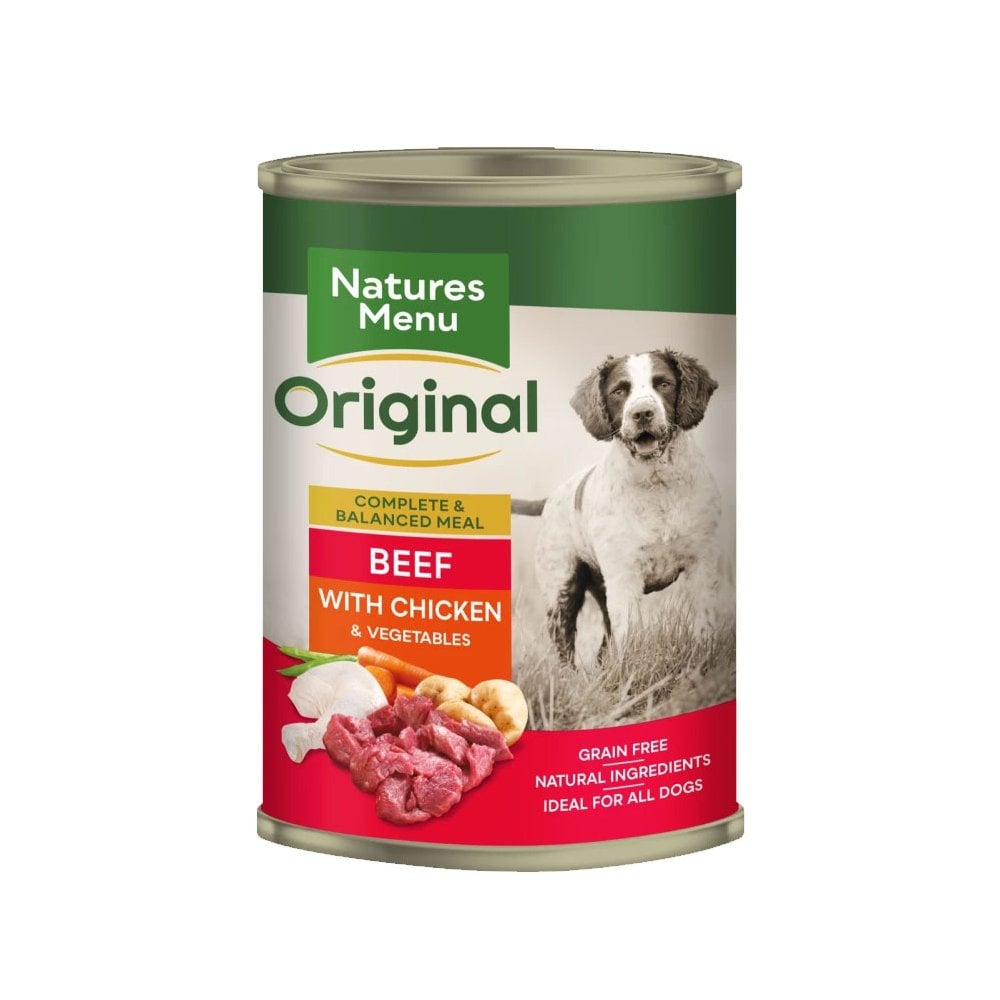 Natures Menu Dog Original Cans with Beef & Chicken 12 x 400g