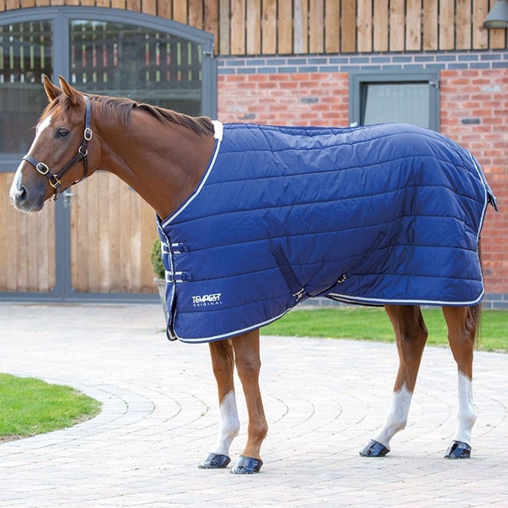 The Shires Tempest 200g Standard Stable Rug in Navy#Navy