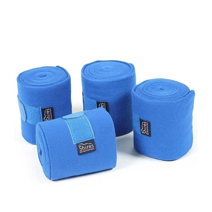 The Shires Arma Fleece Bandages in Blue#Blue