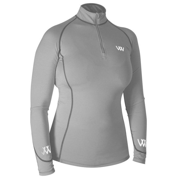The Woof Wear Performance Riding Shirts in Grey#Grey