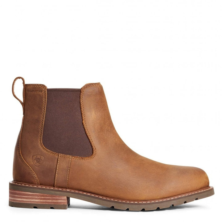 The Ariat Mens Wexford H20 Waterproof Boot in Light Brown#Light Brown