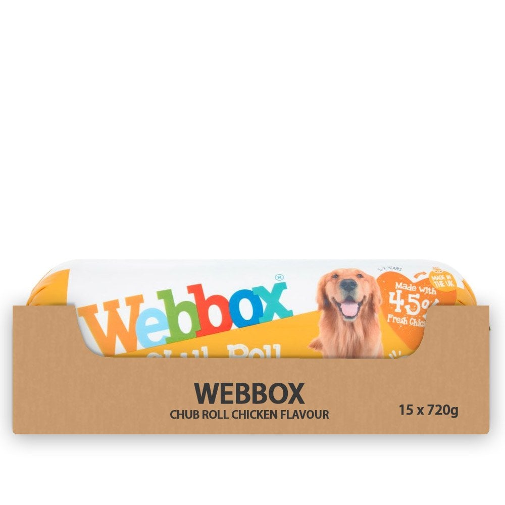 Webbox Chub with Chicken 15 Roll Multipack 15 x 720g