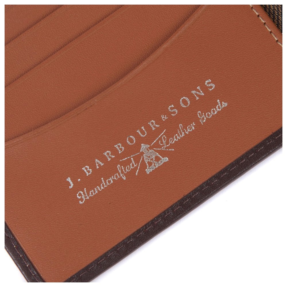 Barbour Elvington Leather Billfold Coin Wallet