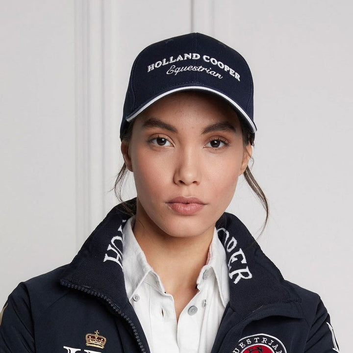 The Holland Cooper Equi Sports Cap in Navy#Navy