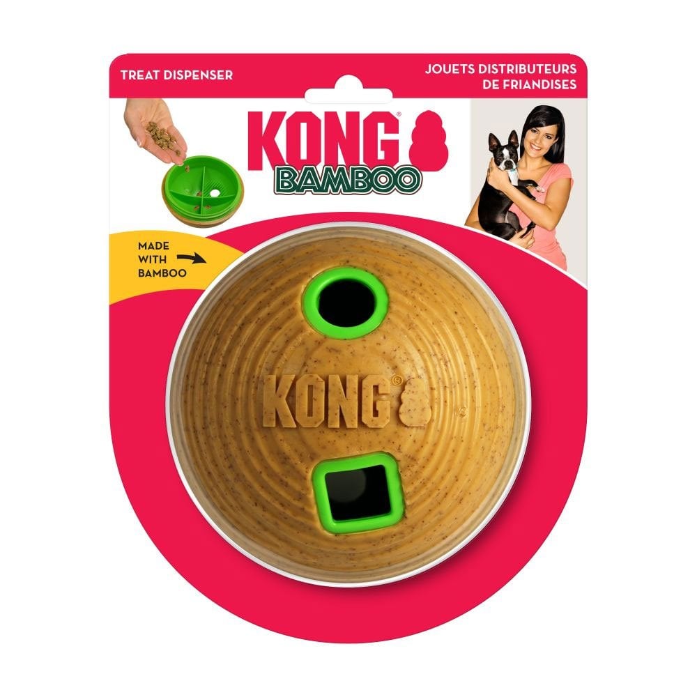 Kong Bamboo Feeder Treat Ball for Dogs