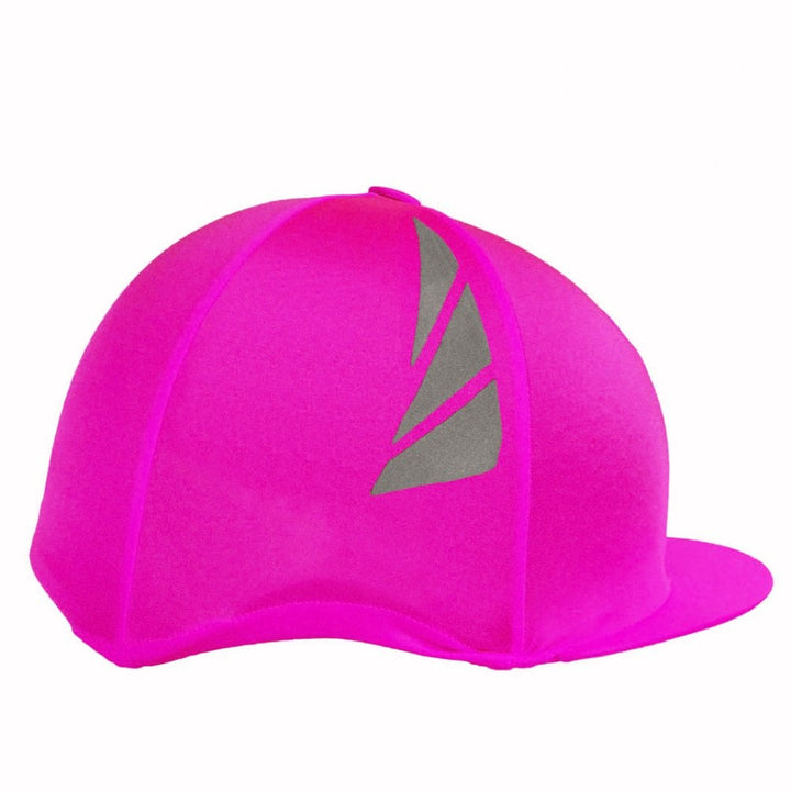 The Hy Reflector Hi-Viz Lycra Hat Cover in Pink#Pink