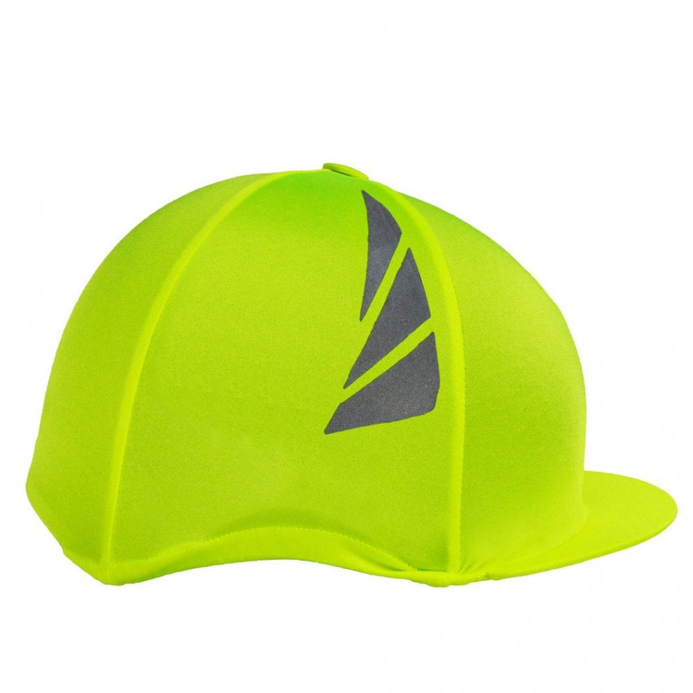 The Hy Reflector Hi-Viz Lycra Hat Cover in Yellow#Yellow
