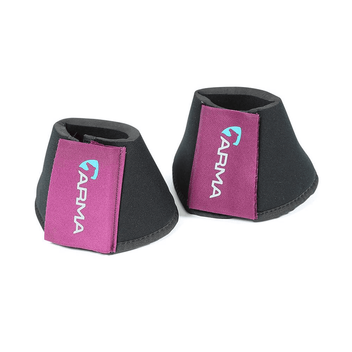 Shires Arma Neoprene Over Reach Boots in Plum#Plum