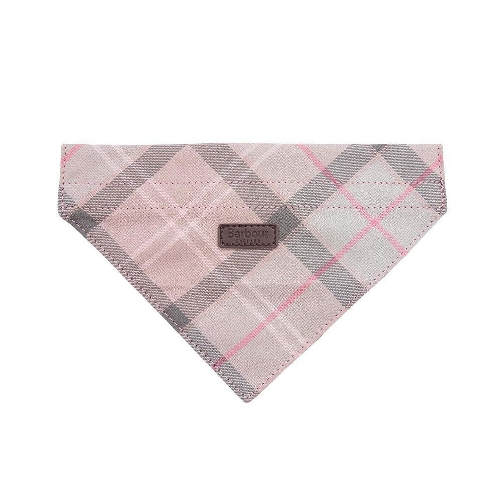The Barbour Tartan Bandana for Dogs in Pink#Pink