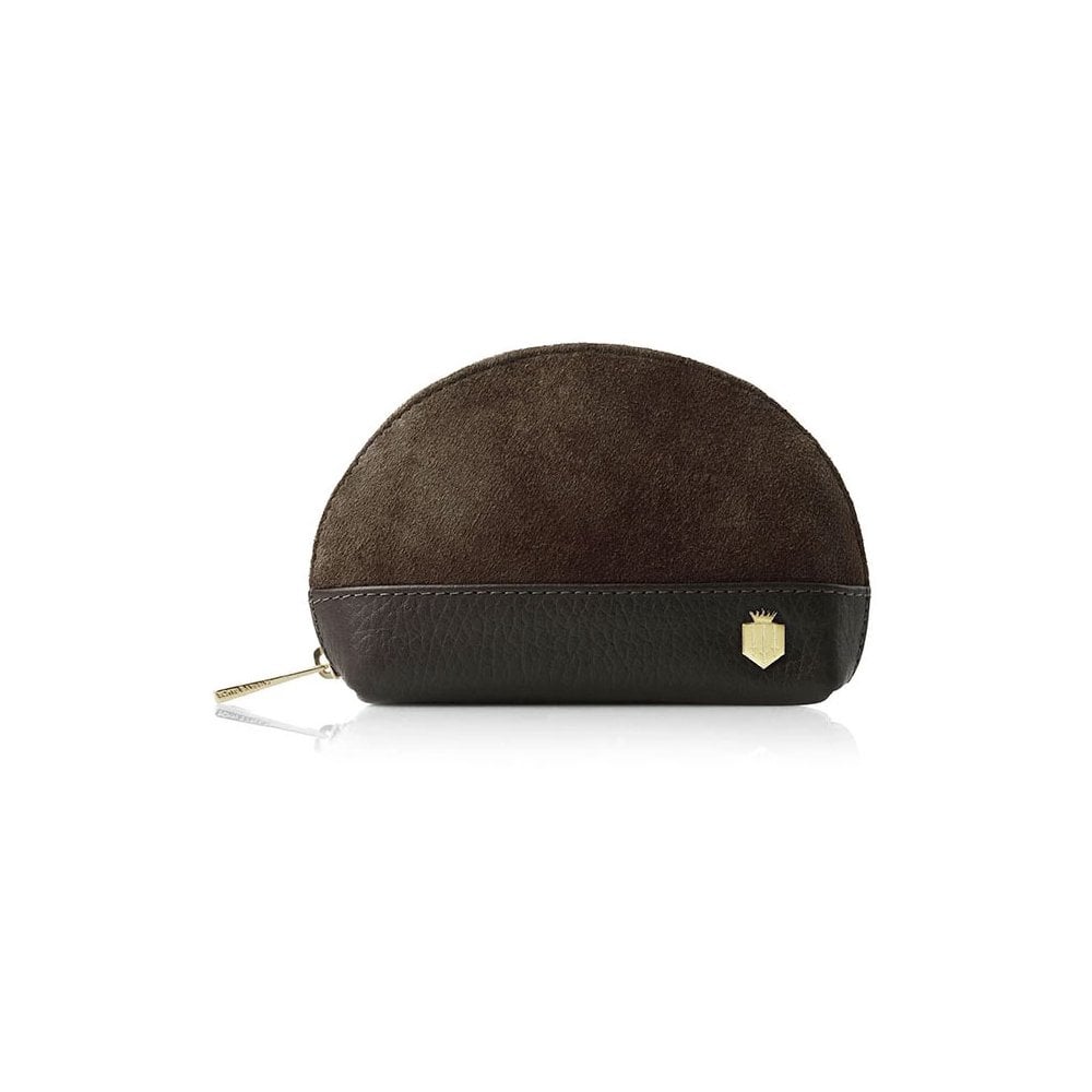 The Fairfax & Favor Ladies Chiltern Coin Purse in Chocolate#Chocolate