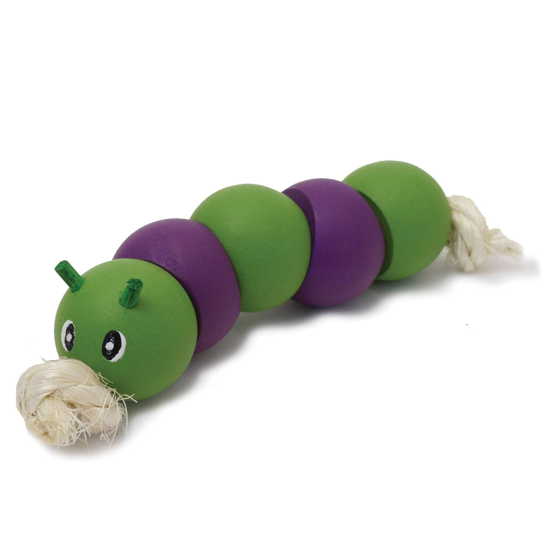 Boredom Breaker Woodies Caterpillar Toy for Small Pets