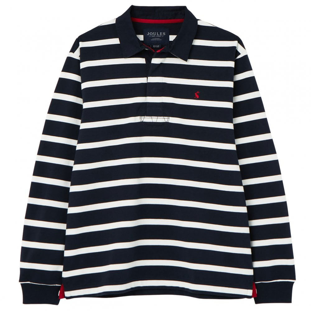 Joules Mens Onside Rugby Shirt in Navy#Navy