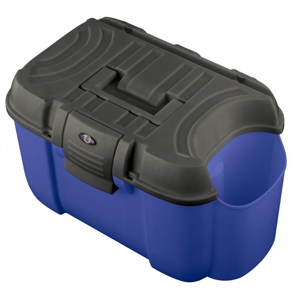 The Battles Large Tack Box in Blue#Blue