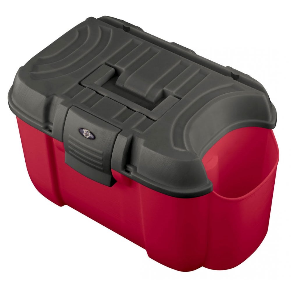 The Battles Large Tack Box in Red#Red