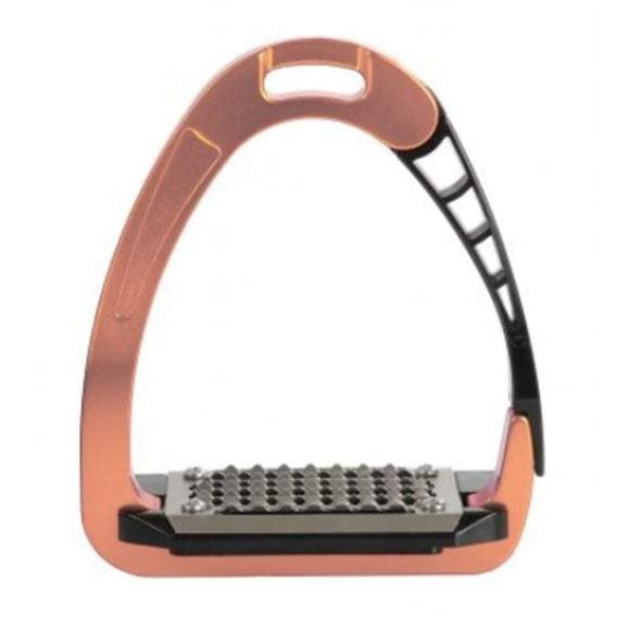 The Acavallo Arena Safety Stirrup in Rose Gold#Rose Gold