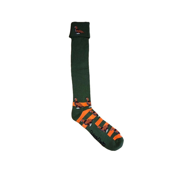 The Shuttle Socks Mens Game Bird Shooting Socks in Orange#Orange