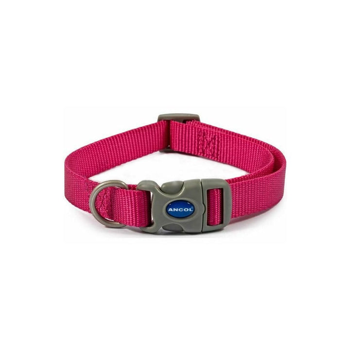 The Ancol Viva Quick Fit Dog Collar in Pink#Pink