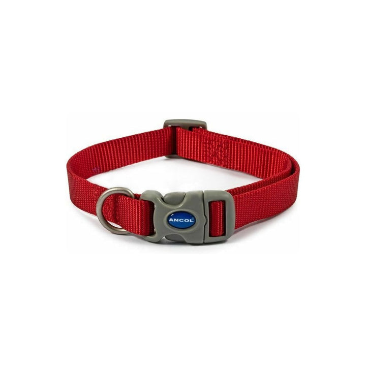 The Ancol Viva Quick Fit Dog Collar in Red#Red