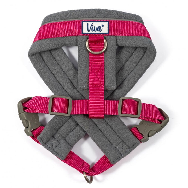 The Ancol Viva Padded Harness for Dogs in Pink#Pink