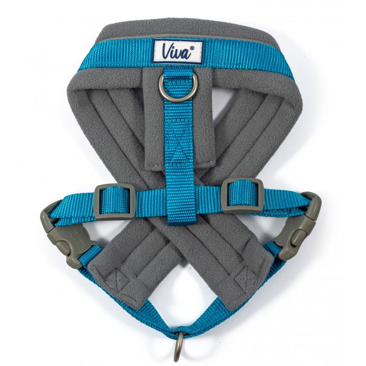 The Ancol Viva Padded Harness for Dogs in Blue#Blue