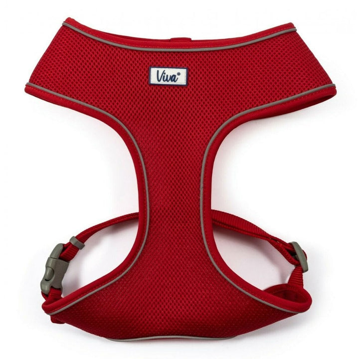 The Ancol Viva Mesh Harness for Dogs in Red#Red