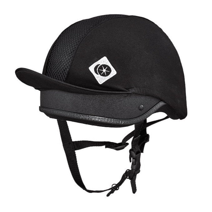 The Charles Owen Young Riders Jockey Skull Round Fit in Black#Black