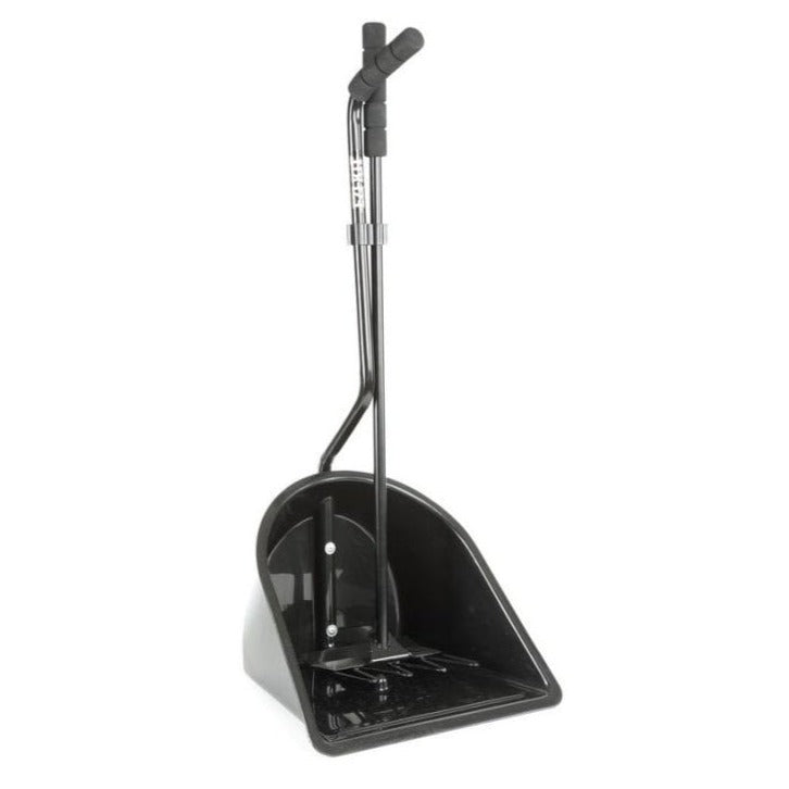 The Shires Ezi-Kit Manure Scoop with Rake in Black#Black