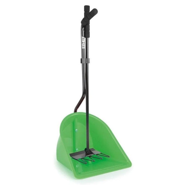 The Shires Ezi-Kit Manure Scoop with Rake in Green#Green