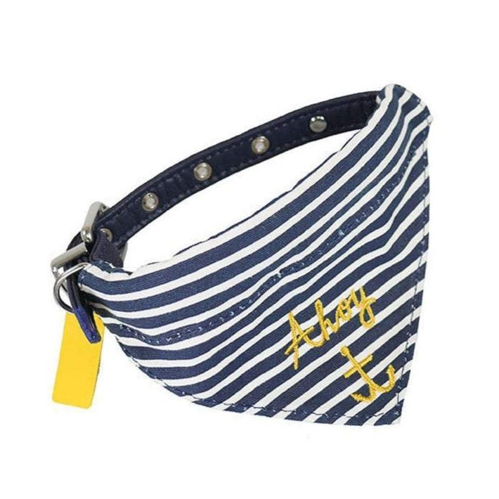 Joules Nautical Collar & Neckerchief for Dogs