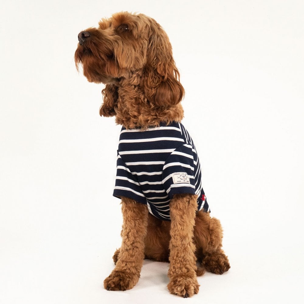 The Joules Harbour Top for Dogs in Navy#Navy