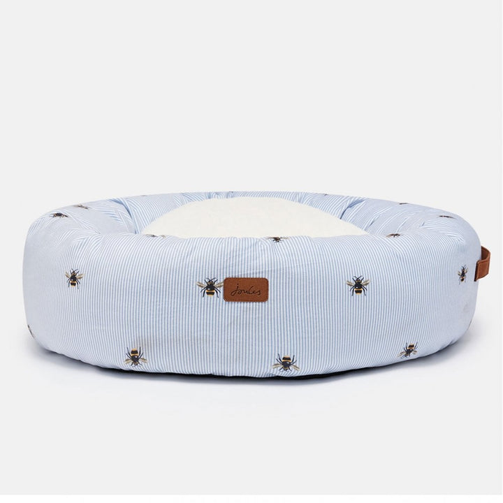 The Joules Printed Doughnut Cat Bed in Blue#Blue