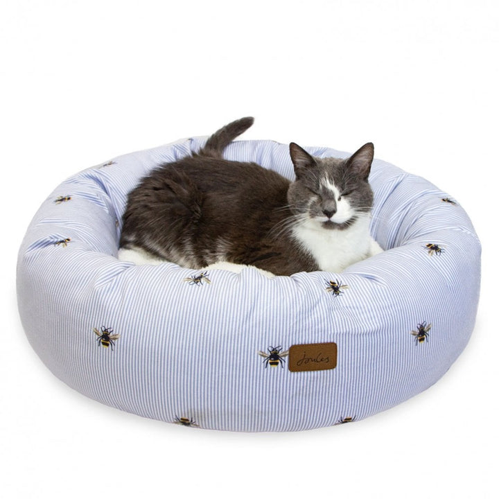 Joules Printed Doughnut Cat Bed