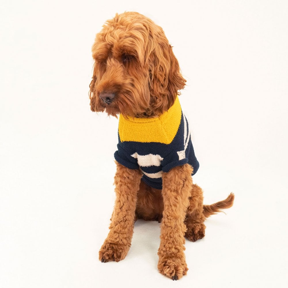 The Joules Coastal Jumper for Dogs in Navy#Navy