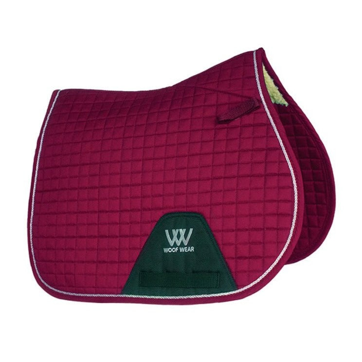 The Woof Wear Colour Fusion GP Saddle Cloth in Burgundy#Burgundy