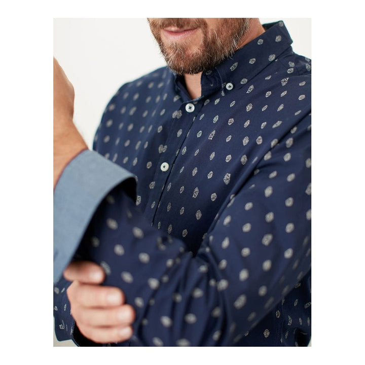 Joules Mens Invitation Classic Shirt#Navy Print