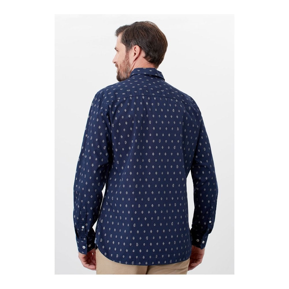 Joules Mens Invitation Classic Shirt#Navy Print