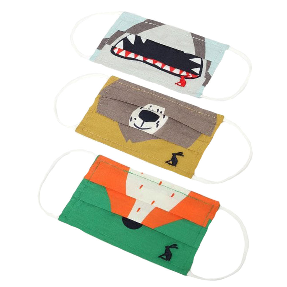 Joules Boys Pack of 3 Face Masks Millbry Hill