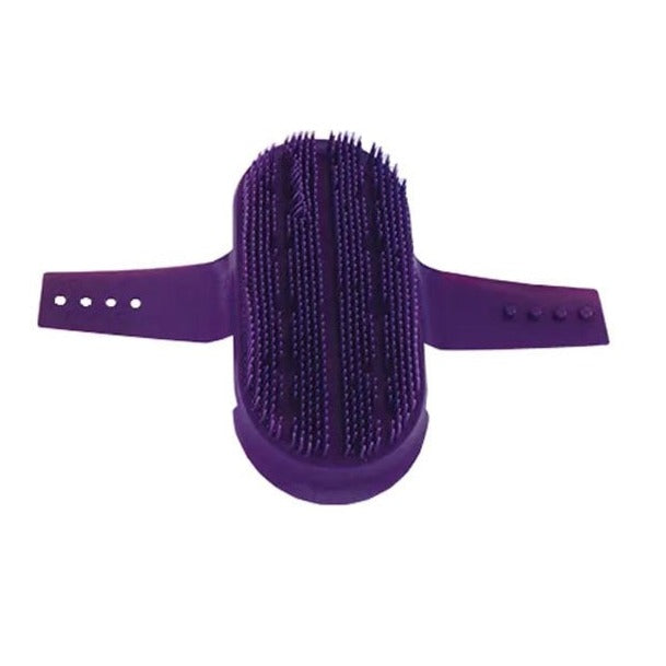 The Shires Plastic Curry Comb in Purple#Purple