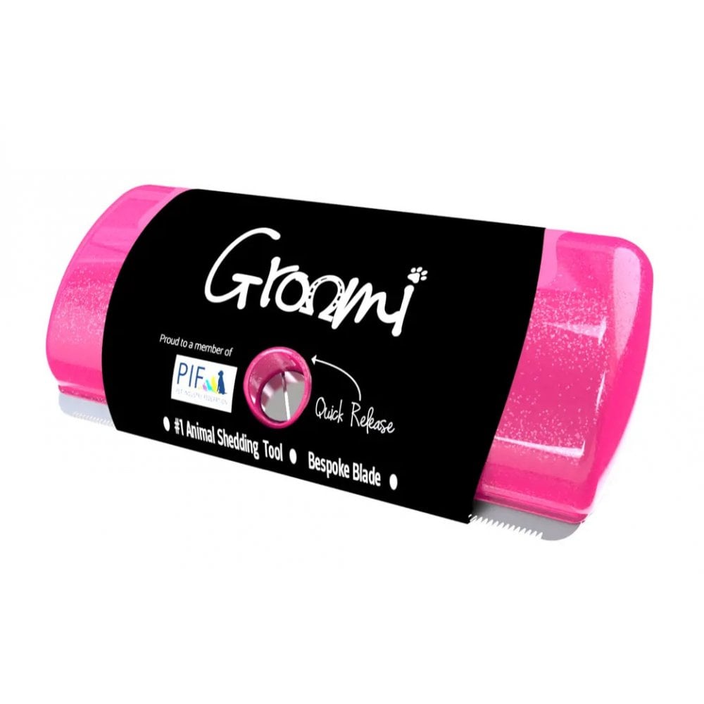 The Groomi Shedding Tool in Pink#Pink