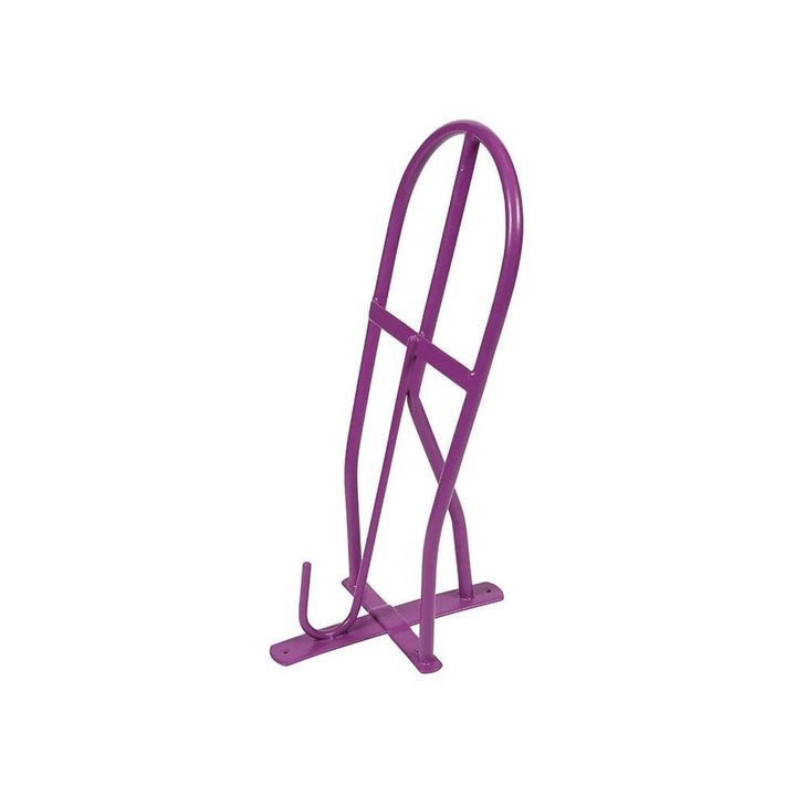 The Shires Ezi-Kit Saddle Rack in Purple#Purple