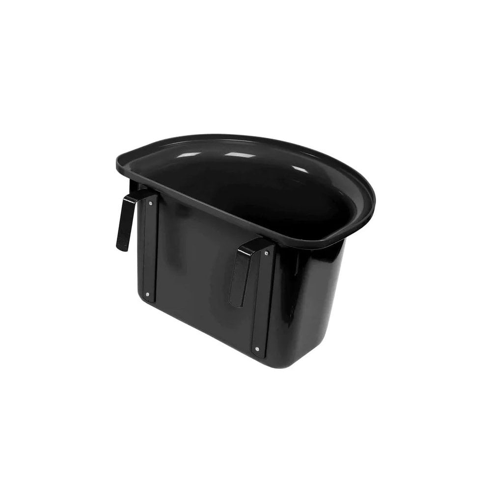 The Shires Ezi-Kit Hook Over Portable Manger in Black#Black